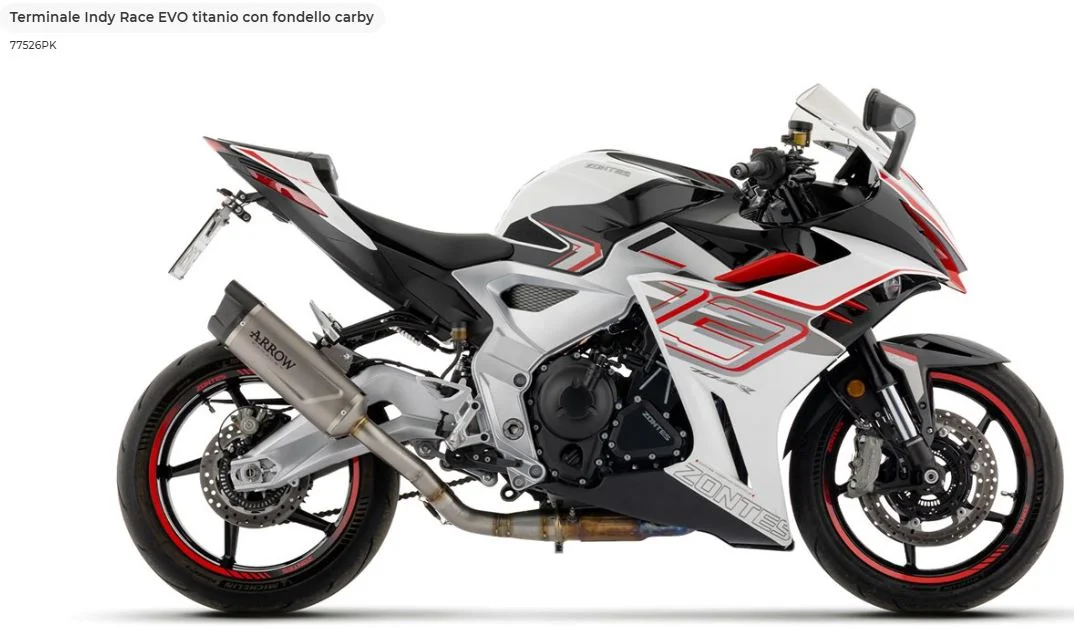 Arrow scarichi Indy Race per Zontes ZT703