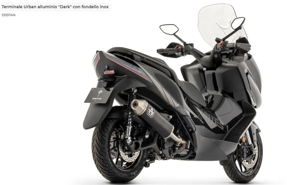 Arrow scarico Urban Dark per ZONTES 368
